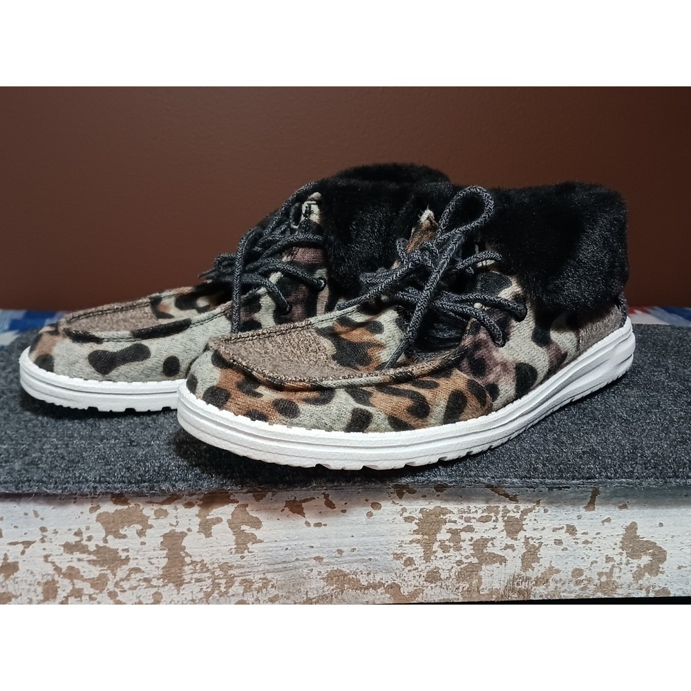 Hey Dude Britt Patchwork Java Gray Women's Comfor… - image 2